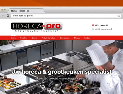 Oplevering nieuwe website Horeca Pro