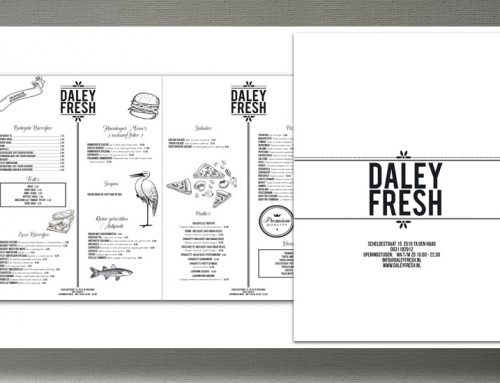 Nieuwe menukaart voor Daley Fresh